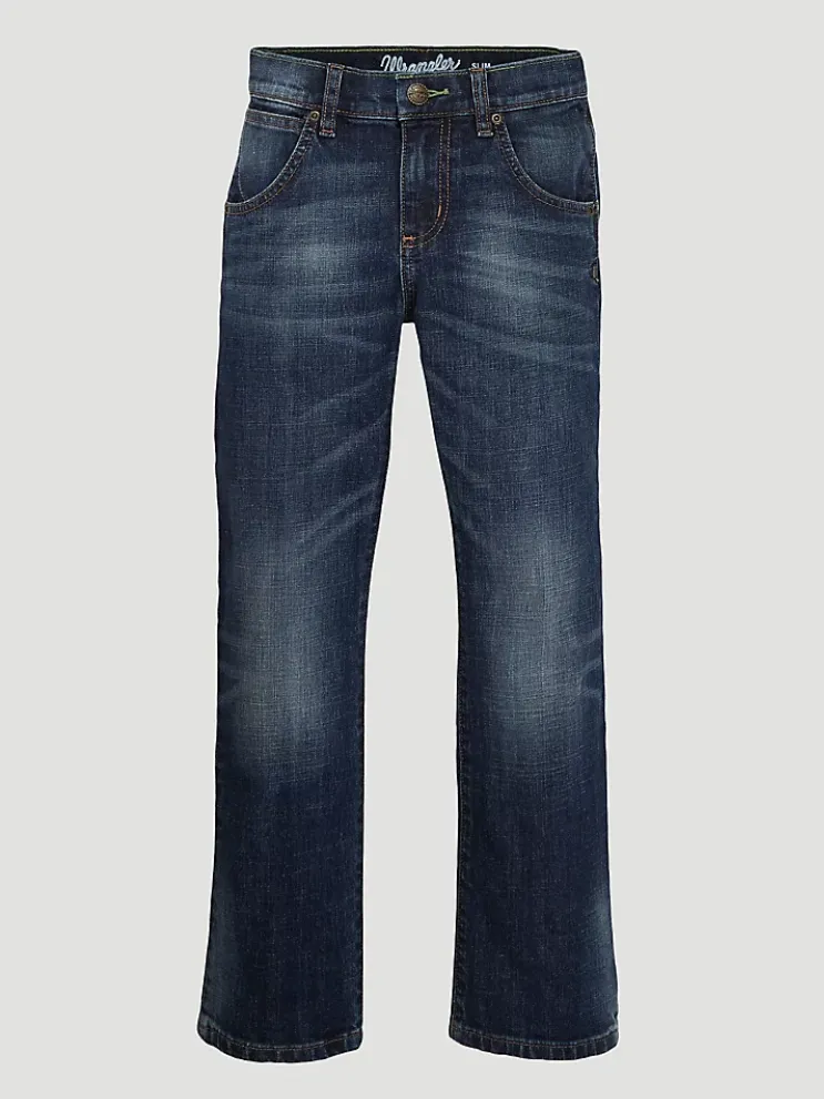 WRANGLER BOYS RETRO SLIM STRAIGHT JEAN (8-20) IN BOZEMAN STYLE 88BWZJM